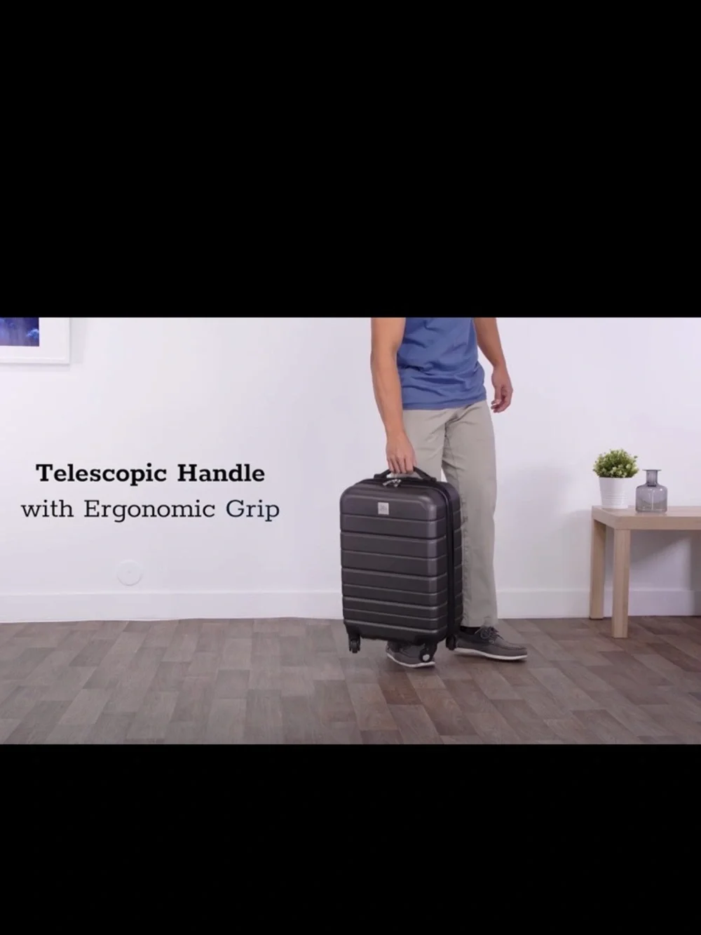 Skyway Epic 2.0 Hardside Carry-On 22 TSA Suitcase Hard Shell Luggage - Black